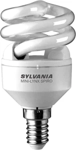 Tornado Glühbirne Spiro Sylvania MINI LYNX Schnellstart E14 600lm Energiesparer 12W=50W - Bild 1 von 3