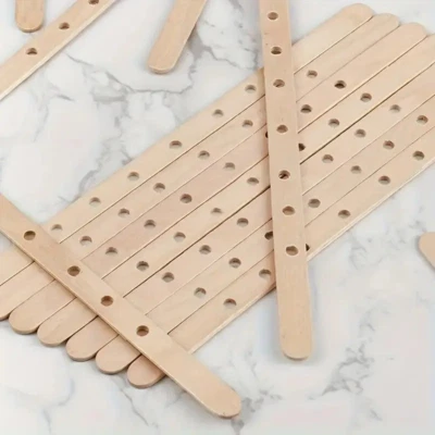 Wooden Candle Wick Holders 7-Hole Centring Device Candle Making Supply UK - Image 1 of 4