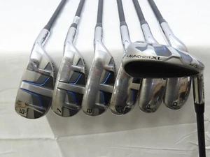 Used Cleveland Launcher XL HALO Iron Set 5-D Cypher Sixty Regular Flex Graphite - Picture 1 of 8