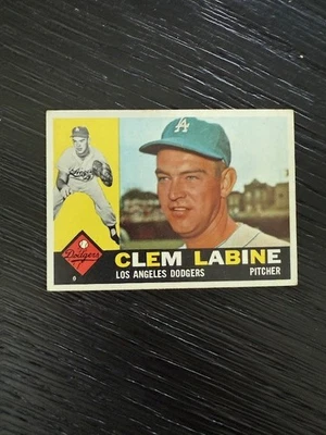 1960 Topps #29 Dodgers Clem Labine EXMT - Image 1 of 2