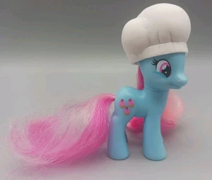 My Little Pony G4 MRS. DAZZLE CAKE 3" Brushable Figure with Hat Toque MLP FiM - Picture 1 of 10
