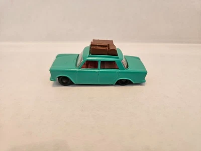 Caja de cerillas Lesney vintage - Fiat 1500 #56 verde con equipaje marrón - estado casi nuevo Foto 1 de 4