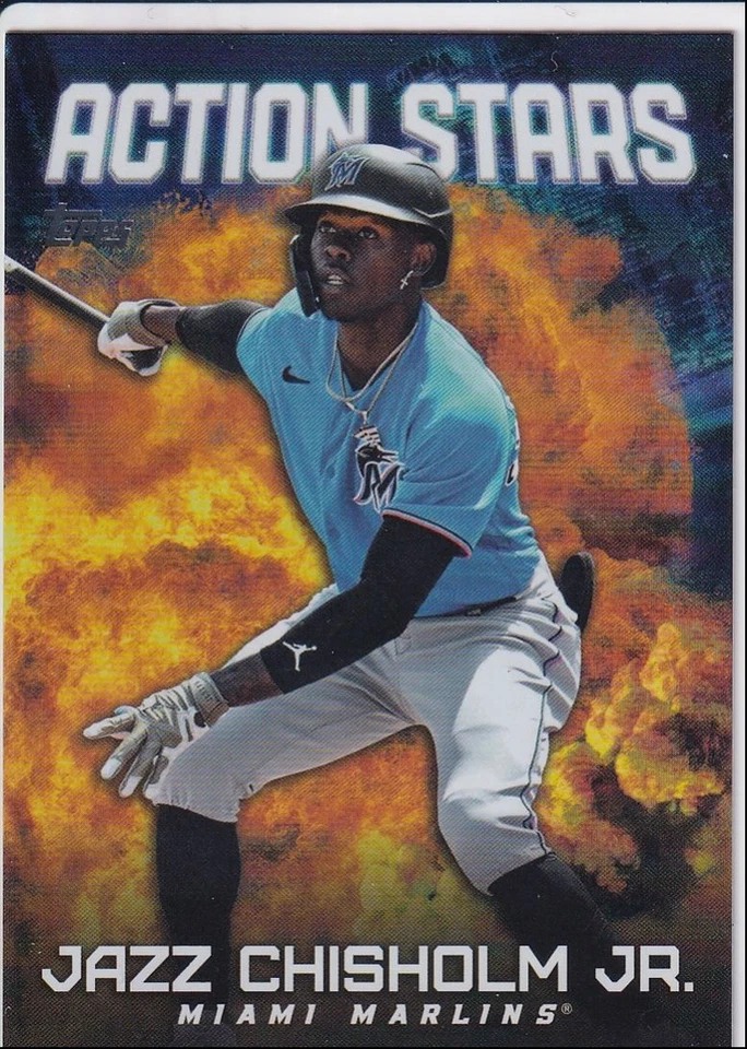 2023 Topps Update Jazz Chisholm Jr. #AS-30 Action Stars - Image 1 of 2