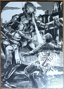 2015 Mars Attack's Occupation Concept Card 4 MURDER AT MIDNIGHT. - Picture 1 of 3