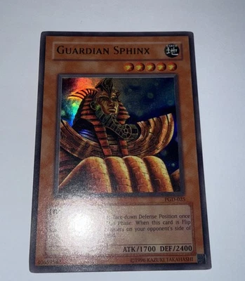 Yugioh Guardian Sphinx PGD-025 Ultra Rare Unl Original Print (LP) - Image 1 of 2