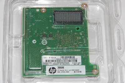 HP HEWLETT PACKARD 366M 616010-001 1GB Quad Port Ethernet Mezzanine Adapter - Image 1 of 2