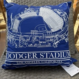 Los Angeles DODGER STADIUM MLB Ballpark 16” Pillow ~ Uncommon Goods NEW - Picture 1 of 8