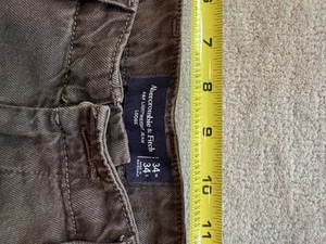 Abercrombie Lightweight Loose Jeans - Brown 34x34 - Picture 1 of 11