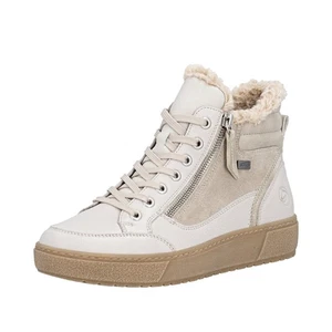 REMONTE Damen Stiefelette weiß beige D2T72-80 mit Reißverschluss TEX Membrane - Bild 1 von 10