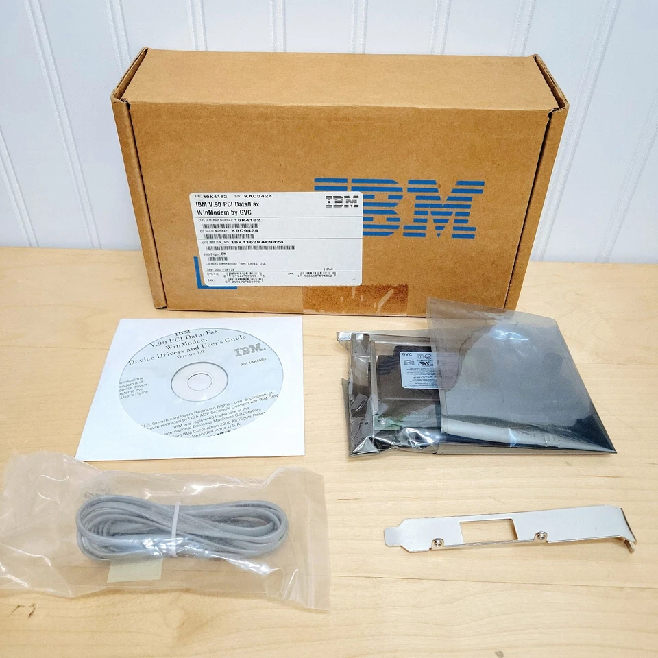 IBM V.90 PCI Data/Fax WinModem GVC 19k4162 Modem - Image 1 of 4