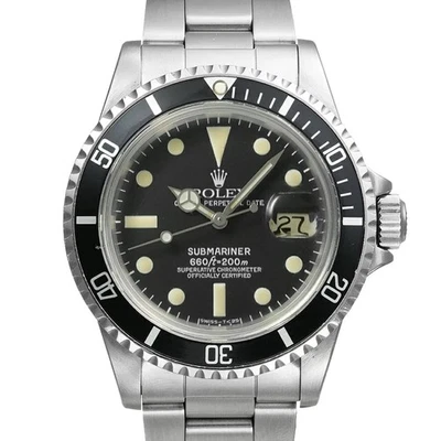 ROLEX Submariner 1680 Black Case Size 40mm x 40mm Men's Used Watch #111326 - Image 1 of 4