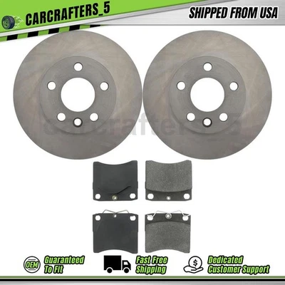 Juego de pastillas de freno de disco delanteras para Volkswagen EuroVan 1996 2,5 L Foto 1 de 4