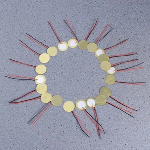 20 STCK. Piezoelektrischer Wandler Tonabnehmer Mikrofon Trommel Trigger Membranscheibe - Bild 1 von 12