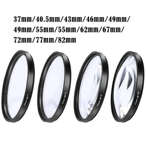 4 Pieces Filter Kit +1 +2 +4 +10 Filter Accessory Optical Glass Conversion Lens - Picture 1 of 85