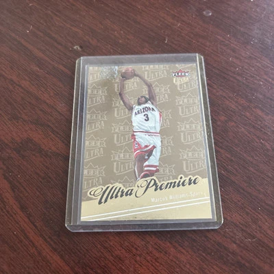 Medallón de oro Fleer Ultra Premiere 2007-08 Marcus Williams #218 (RC) Foto 1 de 2