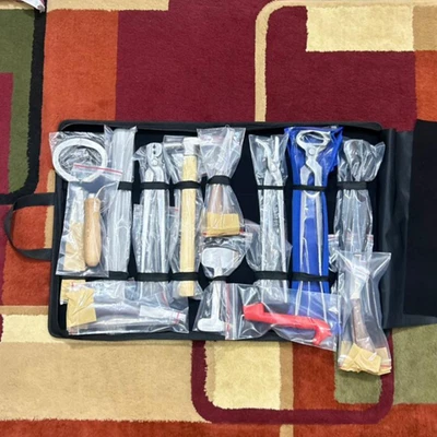 Heavy Duty Professional Horse Care Farrier Tool Kit Hoof Clincher Nipper RASP - Image 1 of 4