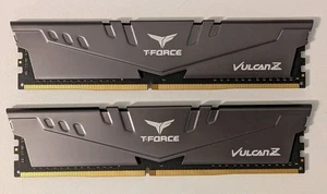 Teamgroup T-Force Vulcan Z 32GB (2x16GB) DDR4-3200 CL16 TLZGD416G3200HC16FBK - Picture 1 of 5