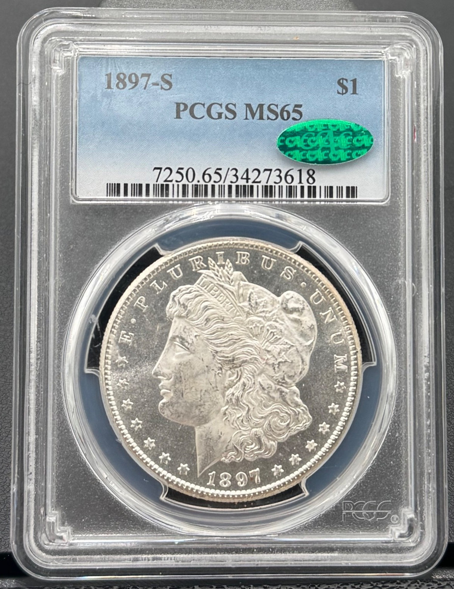 1896 モルガンダラー PCGS MS65PL Morgan dollar Certified Morgan Silver Dollar 1896 MS65 PCGS | Golden Eagle