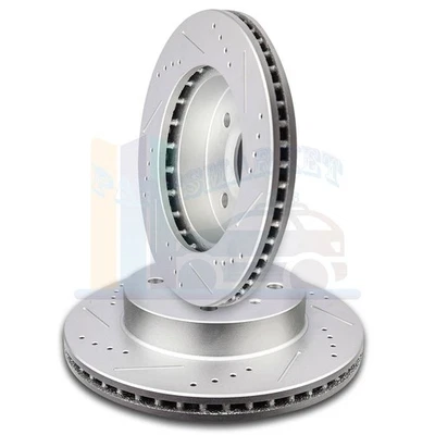 2X Front Discs Brake Rotors For 1993 1994 -2002 Saturn SC1 SC2 G3000 Casting Foto 1 de 4