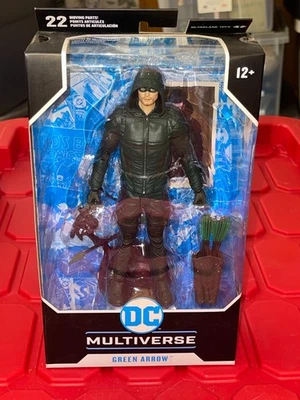Экшн-фигурка McFarlane Toys DC Multiverse Green Arrow С КАПЮШОНОМ 7 дюймов НОВАЯ - Изображение 1 из 4