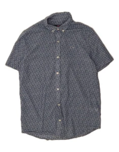 VINEYARD VINES Boys Short Sleeve Shirt 15-16 Years Large Blue Floral BZ19 - Picture 1 of 3