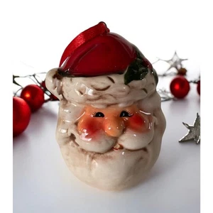 NUOVO Albero di Natale in Ceramica Jolly Saint Nick Babbo Natale Agrifoglio Decorazione Natalizia - Foto 1 di 4