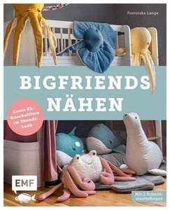 BigFriends nähen Coole XL-Kuscheltiere im Skandi-Look – Mit 2 Schnittmusterbogen - Bild 1 von 3