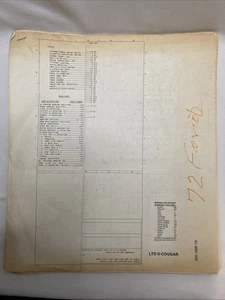 1972 Ford LTD II Cougar Wiring Diagram - Bild 1 von 7