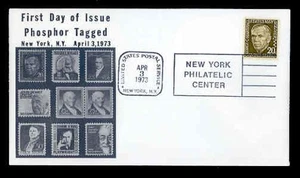 1289a 20c GEORGE C. MARSHALL, "TAGGED" FDC - UNKNOWN - Picture 1 of 2