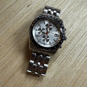 Michael Kors MK8030 Oversized Edelstahl Silber Armbanduhr Vintage Y2K - Bild 1 von 6