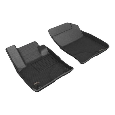 Floor Mats Custom Fit Liners Kagu Black 1st Row for 2020-2025 Lincoln Corsair - Imagem 1 de 4