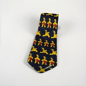 Corbata para hombre George - Corbata vintage azul marino de Homero Simpson de Los Simpson - Imagen 1 de 8