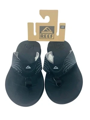 Sandalias chanclas para niños talla 2/3 negras arrecife unisex playa vacaciones sandalias Foto 1 de 4