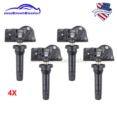 Juego de 4 sensores de presión de neumáticos TPMS 433MHZ para Jeep Grand Cherokee Wagoneer 21-23 Foto 1 de 4