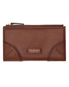 Portafoglio Con Portamonete The Bridge Matilde 417941Am Donna Pelle Marrone - Foto 1 di 2