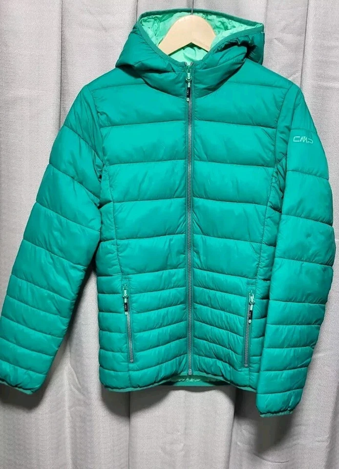 Chaqueta acolchada CMP Green Puffer en muy buena condición mediana/16 años/P2P 19" Foto 1 de 4