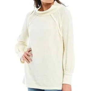 Free People L39409 Womens Frenchnilla She's a Keeper Mock Neck Top Size XL - Picture 1 of 5