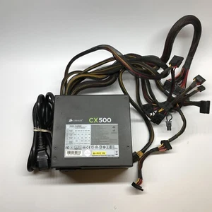 Corsair CX500 500W Desktop Power Supply PSU 75-001667 CP-9020047 - Afbeelding 1 van 5