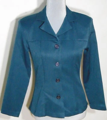 Jonathan Martin Womens Collared Unlined Fitted Blazer Vintage Made In USA Size 7 - Image 1 of 4