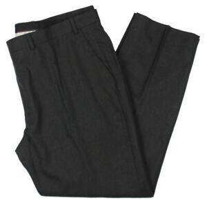 Lauren Ralph Lauren Mens Black Wool Business Suit Pants Trousers 44/32 BHFO 5646