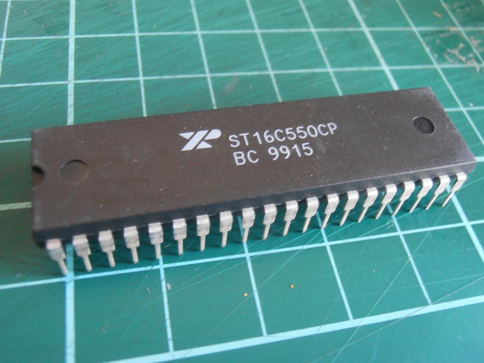 2x  ST16C550CP  UART WITH 16-BYTE FIFO  DIP40   EXAR - Image 1 of 1