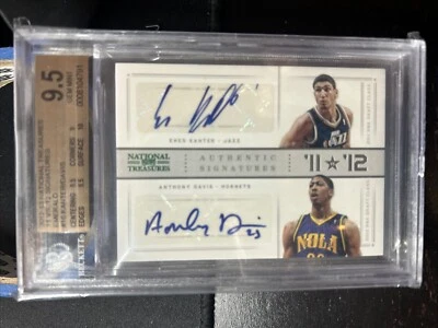 2012-13 National Treasures ANTHONY DAVIS RC Auto #/10 Emerald 🔥 BGS 9.5 AE - Image 1 of 2