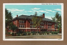 Aberdeen,Brown County,Sd South Dakota, Central High School, circa 1920's