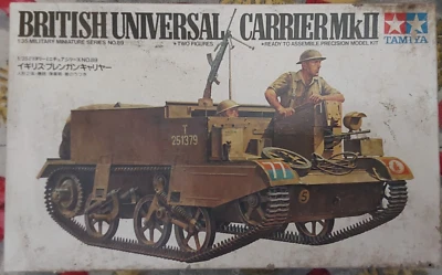 Tamiya 1/35 miniature series N.89 BRITISH UNIVERSAL CARRIER MkII - Immagine 1 di 3