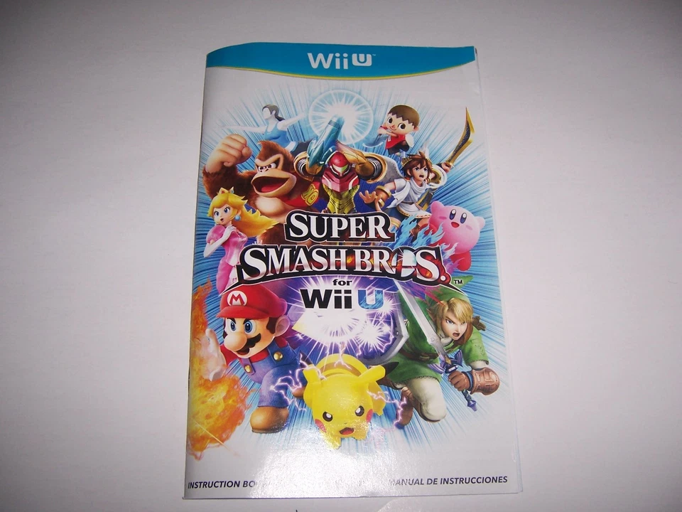Instructions for Super Smash Bros Instruction Book Booklet Manual Nintendo Wii U - Image 1 of 1