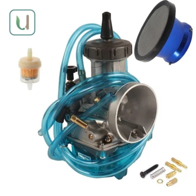 New PWK38 Carburetor For Yamaha YZ250 YZ465 Suzuki RM125 RM250 w/ Air Filter - Image 1 of 4