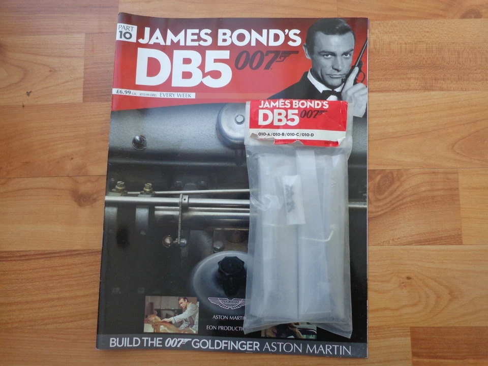 EAGLEMOSS 1/8 BUILD YOUR OWN JAMES BOND 007 ASTON MARTIN DB5 ISSUE 10 INC PARTS - Image 1 of 1