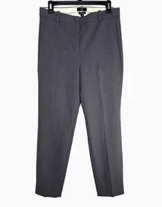 J.Crew 365 High-Rise Cameron Gray Pants Size 8 Womens Cropped Trousers - Picture 1 of 14