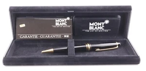 Bolígrafo Montblanc Meisterstuck 164 negro y dorado (W.-Alemania) - Imagen 1 de 24