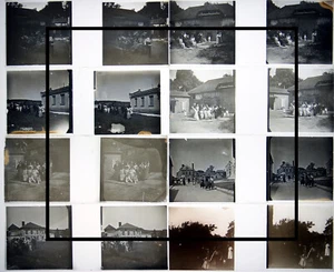 14 Placas Fotográficas Vidrio Estereoscópicas 45x107mm, Blanco y Negro Positivos 4,5x10,7 cm - Imagen 1 de 5